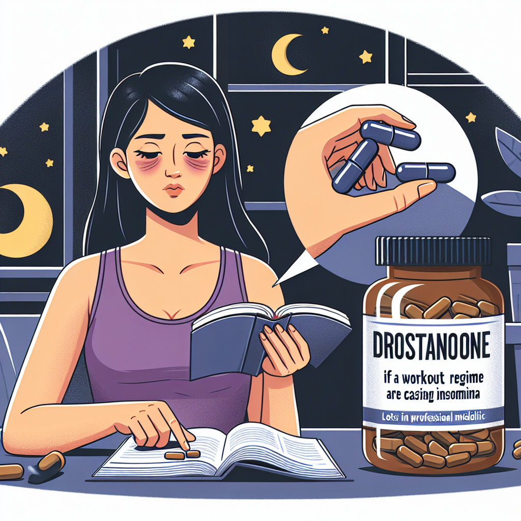 Cómo ajustar el entrenamiento si Drostanolone pastillas produce insomnio