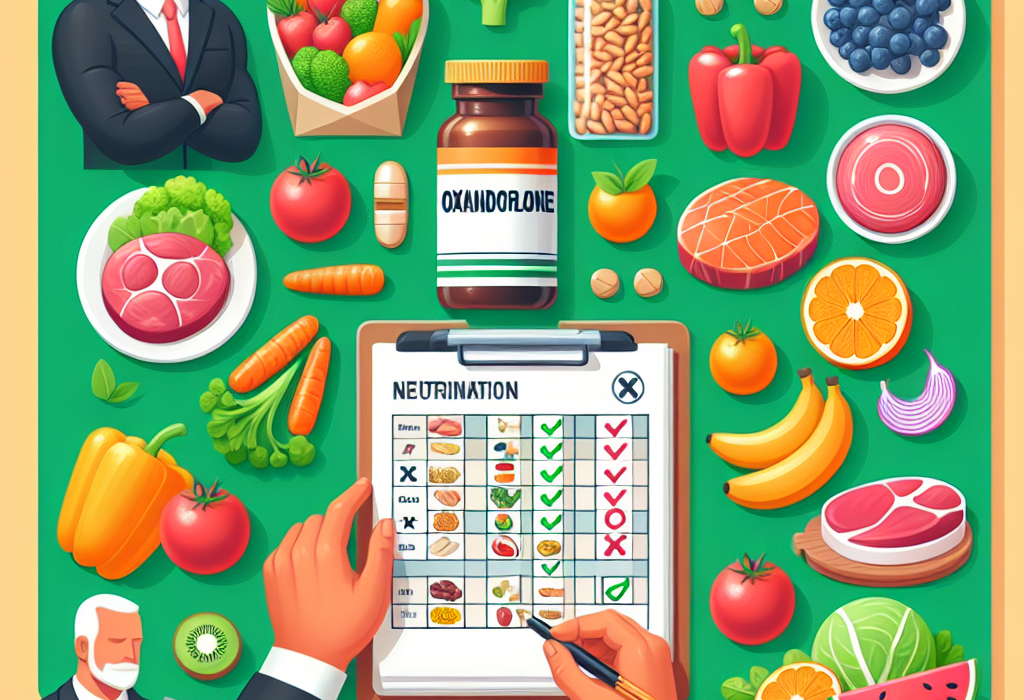 Dieta recomendada durante el uso de Oxandrolona
