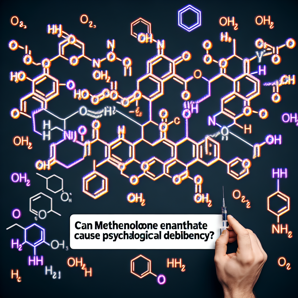 ¿Enantato de metenolona puede causar dependencia psicológica?