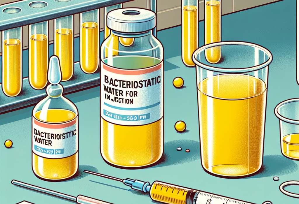 ¿Agua bacteriostática para inyección cambia el color de la orina?