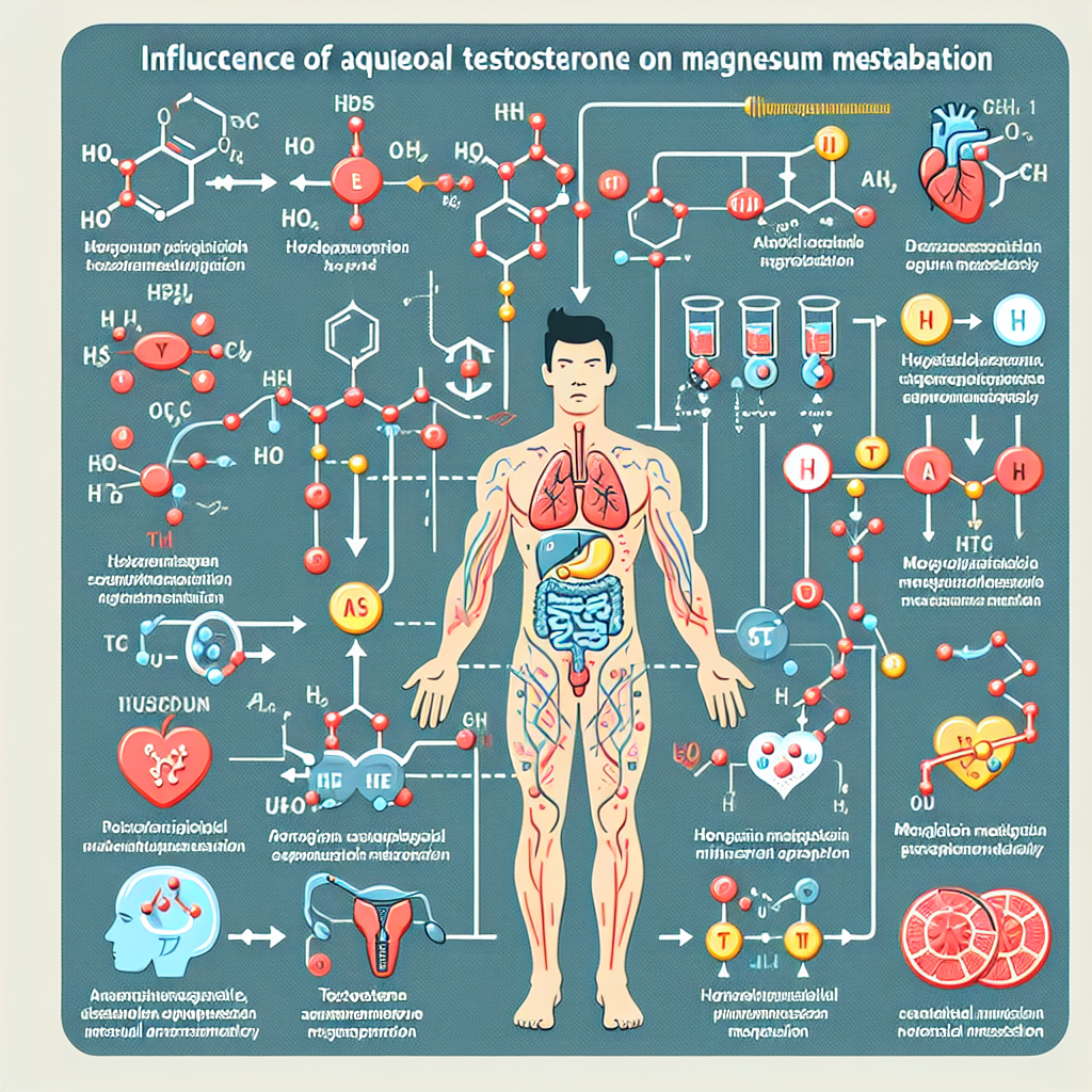 Cómo influye Suspensión acuosa de testosterona en el metabolismo del magnesio
