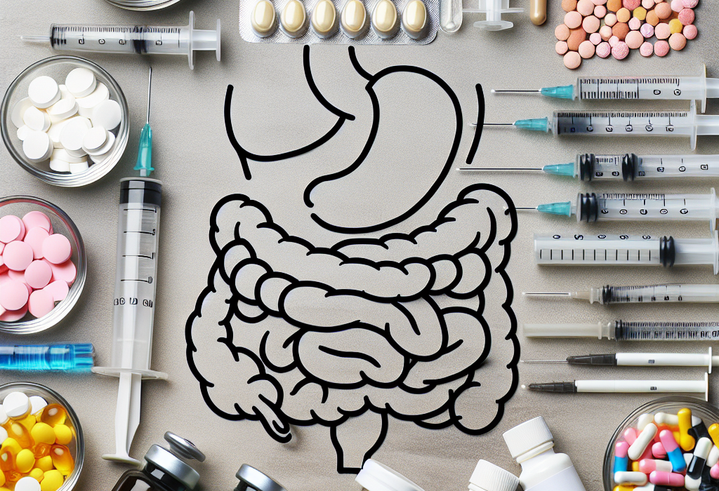 Inyecciones y pastillas para adelgazar y sensación de hinchazón abdominal