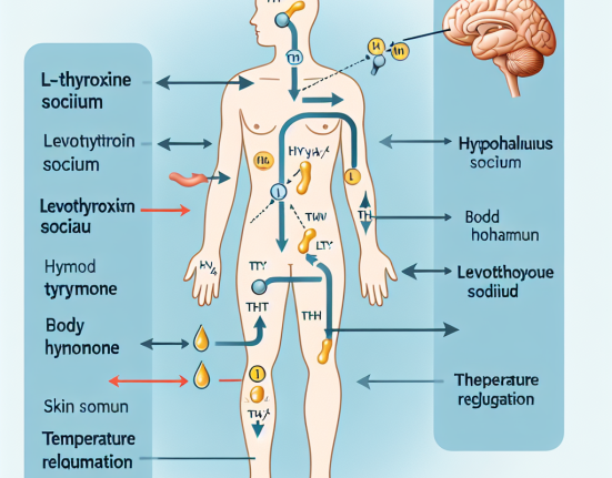 ¿L-Thyroxine Sodium/Levothyroxine Sodium (LT4 sodium) influye en la temperatura corporal?