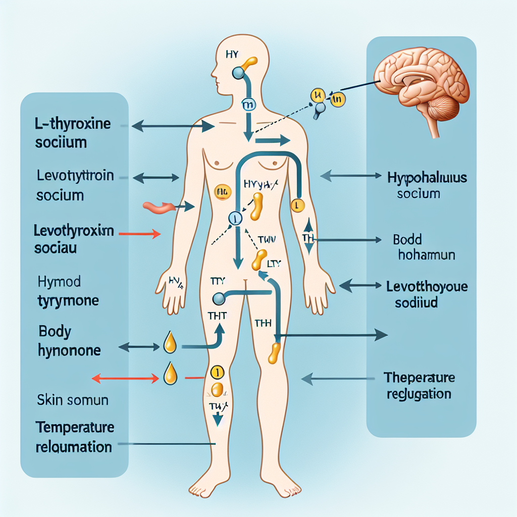 ¿L-Thyroxine Sodium/Levothyroxine Sodium (LT4 sodium) influye en la temperatura corporal?