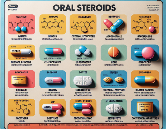 otros esteroides orales: comparativa directa