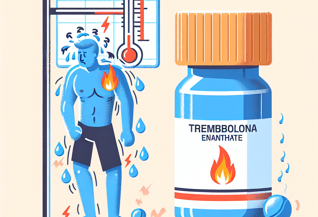 ¿Puede Trembolona enantato causar baja tolerancia al calor?