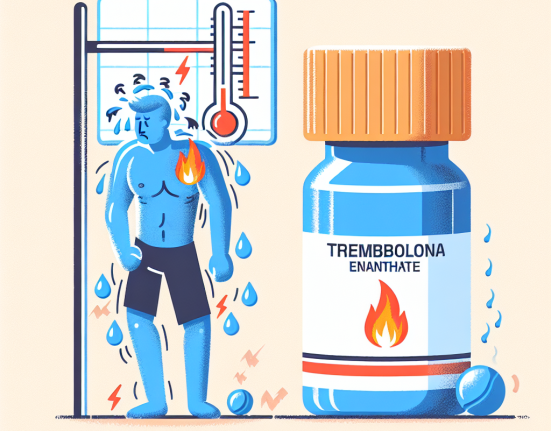 ¿Puede Trembolona enantato causar baja tolerancia al calor?