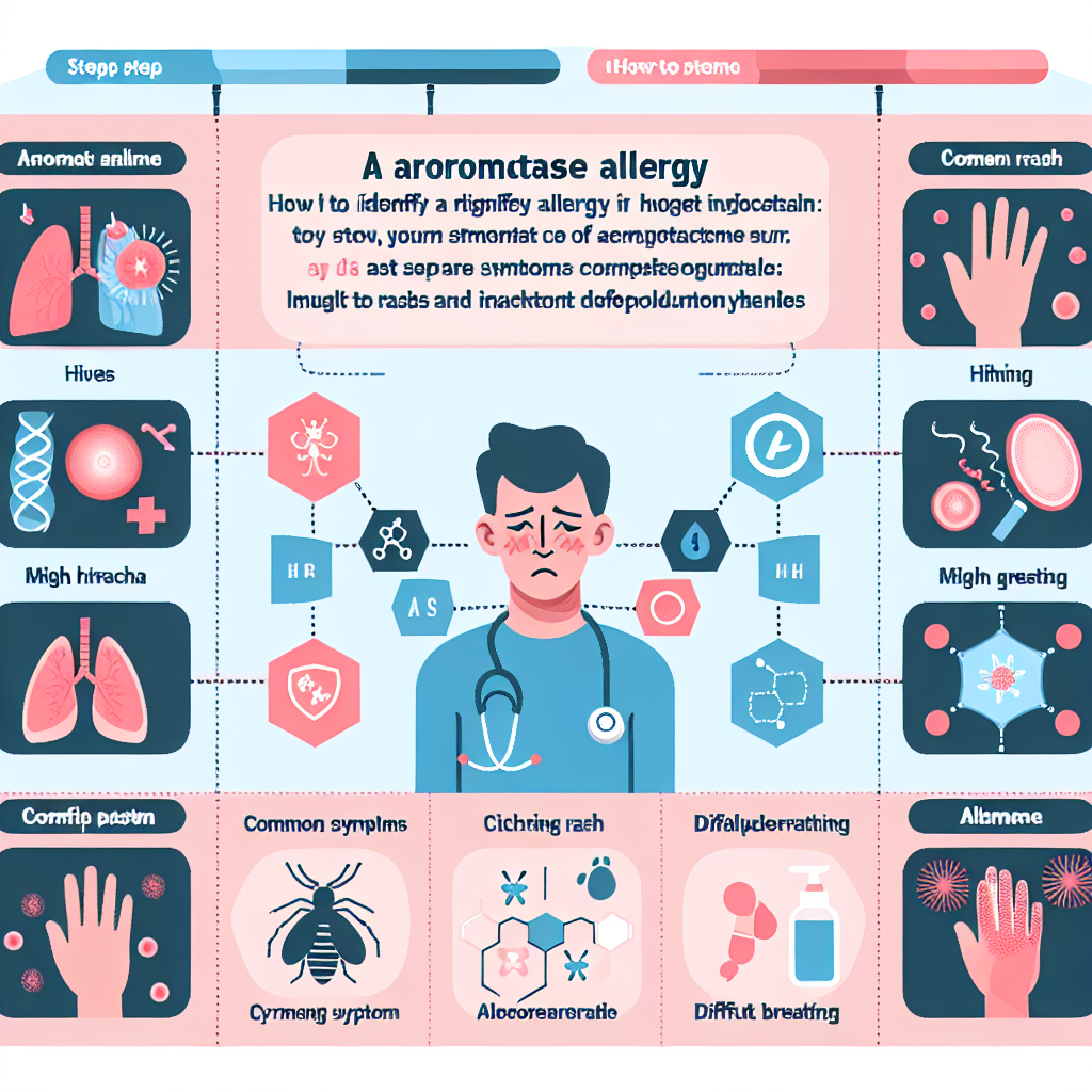 Cómo identificar una alergia leve a Bloqueadores de la aromatasa