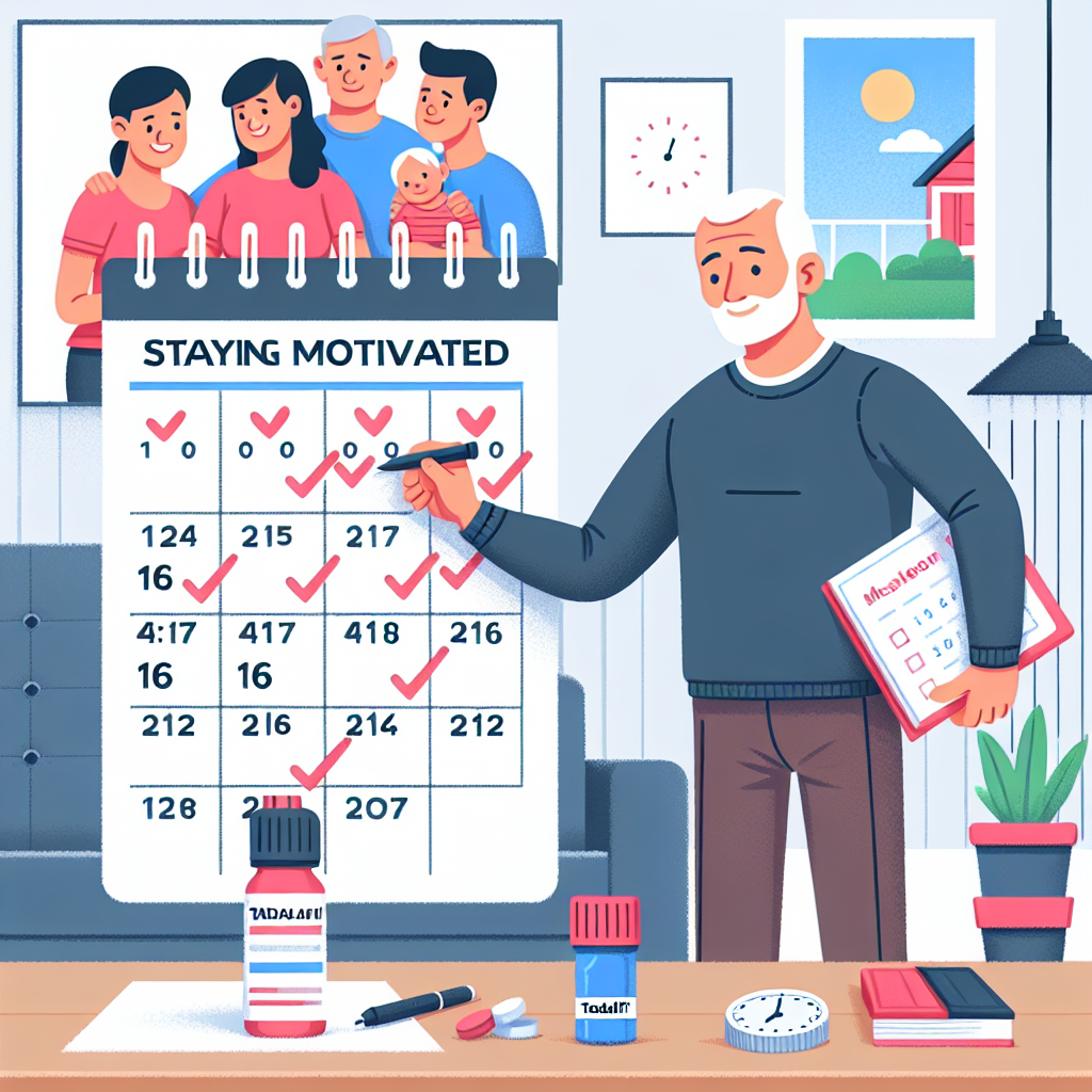 Cómo mantener la motivación cuando usas Tadalafil