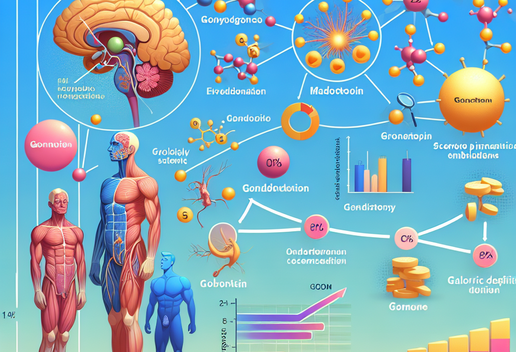 Cómo se comporta Gonadotropina con déficit calórico severo