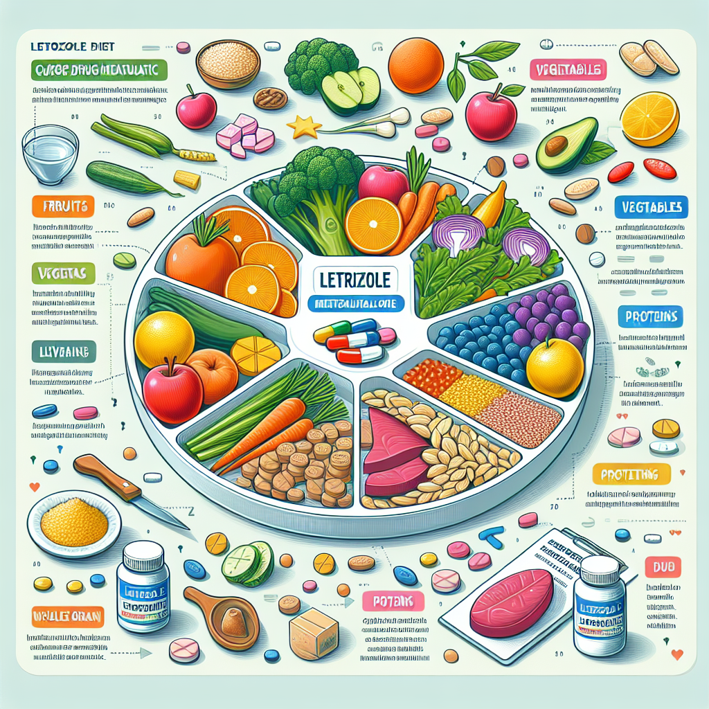 Qué alimentos facilitan el metabolismo de Letrozol