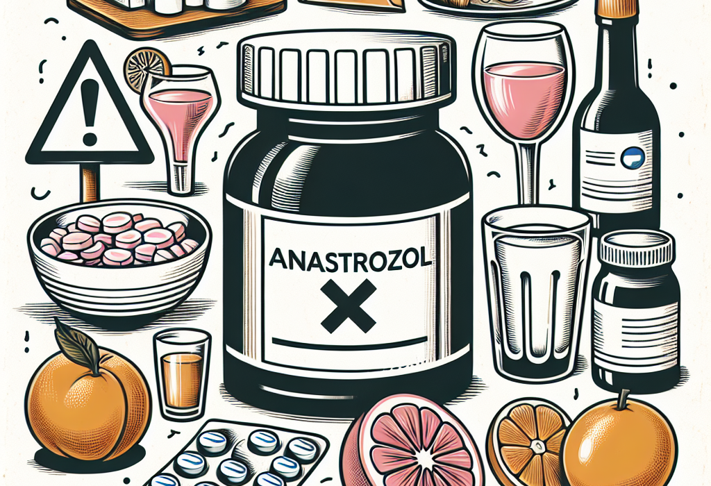 Qué evitar comer al usar Anastrozol