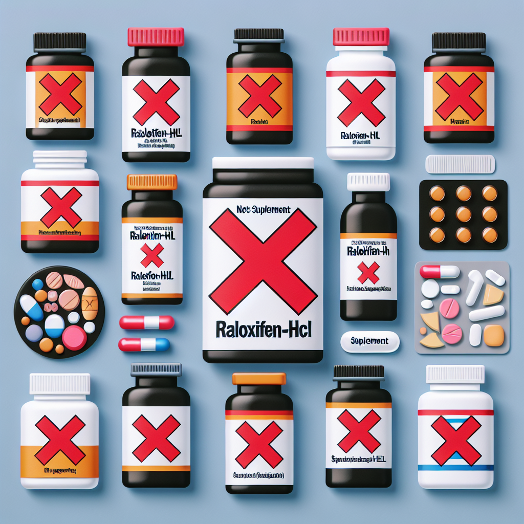 Qué suplementos debes evitar al tomar Raloxifen-HCl