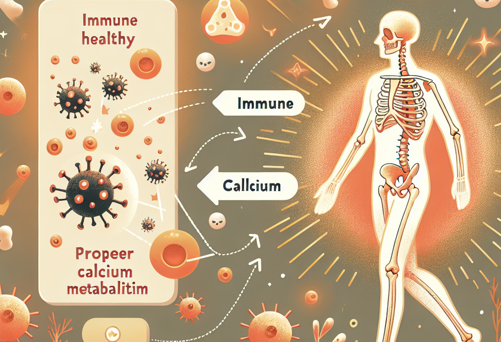 Cómo afecta Salud inmunológica al metabolismo del calcio