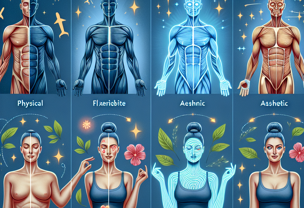 Diferencias entre resultados físicos y estéticos con Terapia posterior al curso