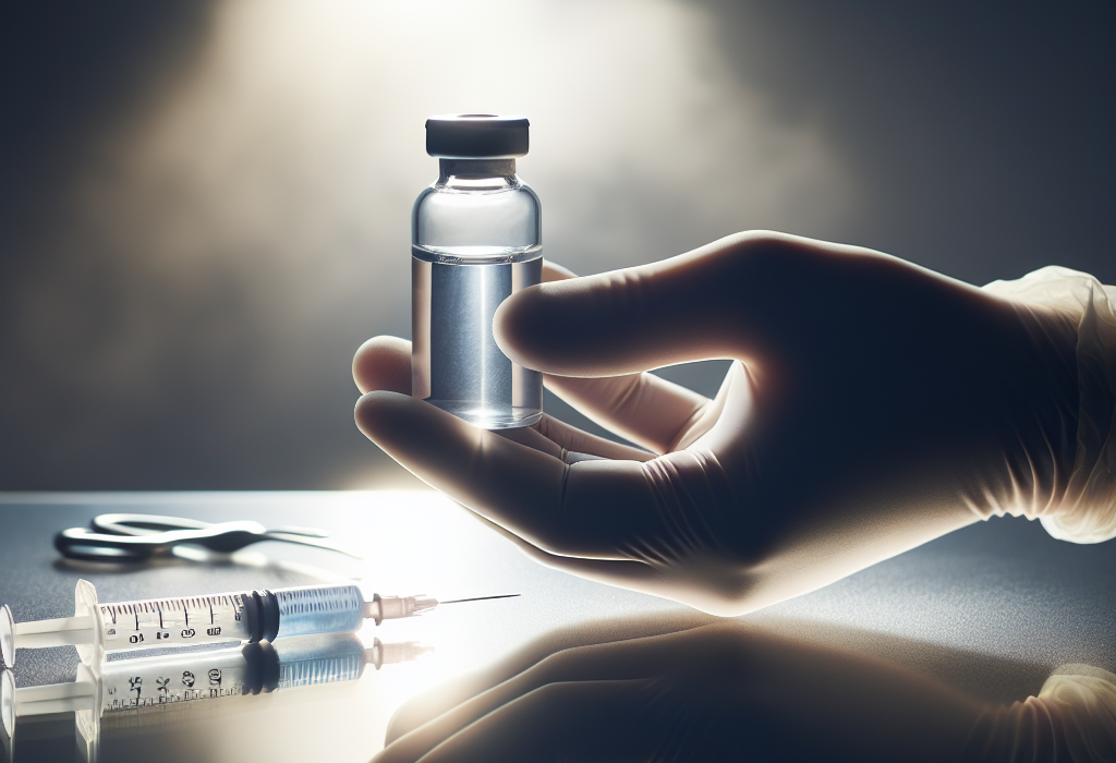 Insulina en preparación para sesiones fotográficas