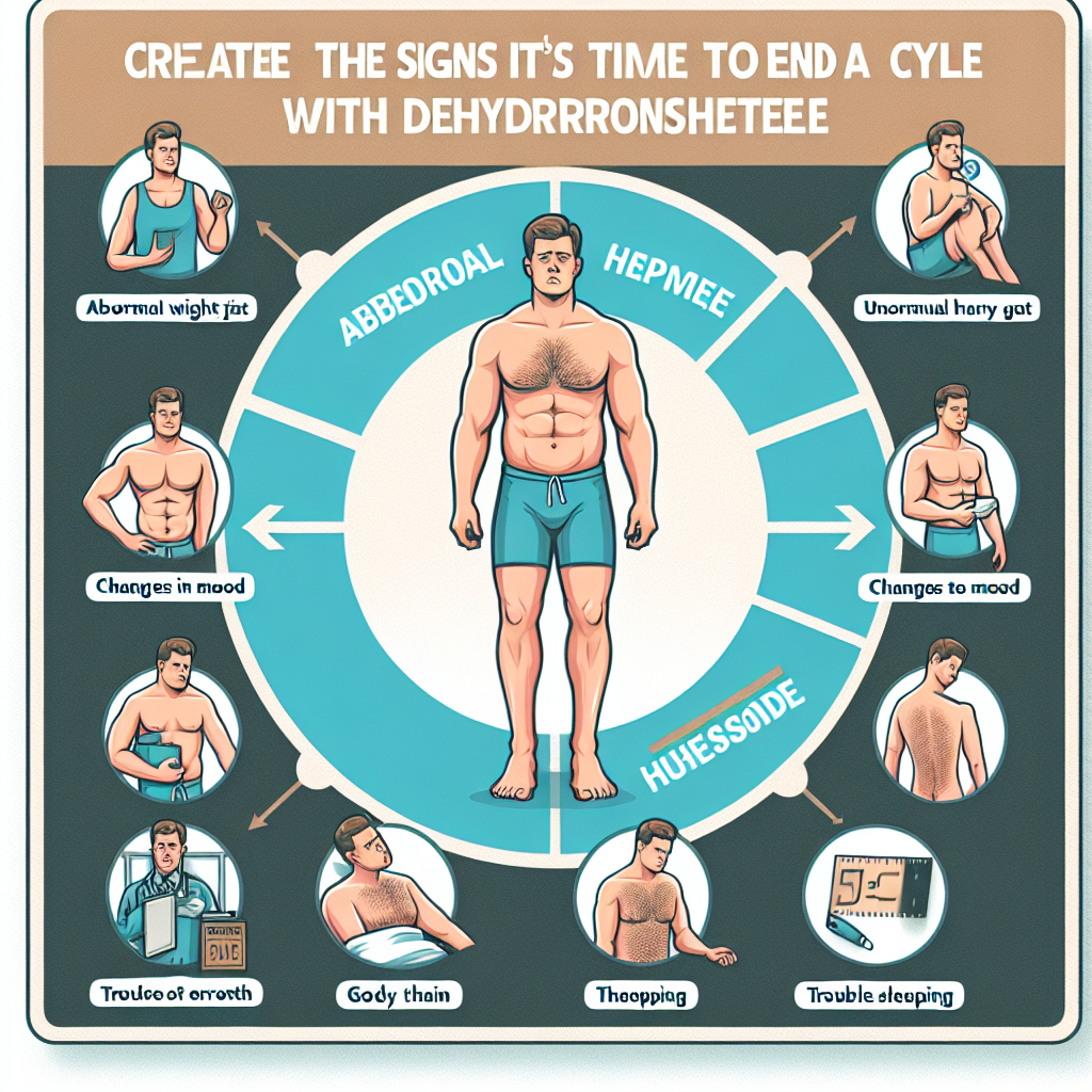 Qué señales indican que debes terminar el ciclo con Dehydroepiandrosteron